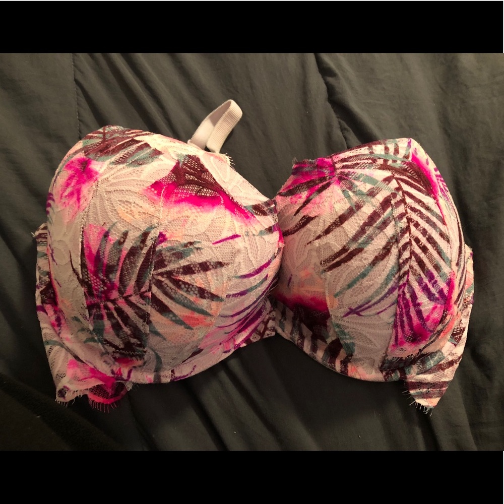 colorful lace padded vs bra, NEW